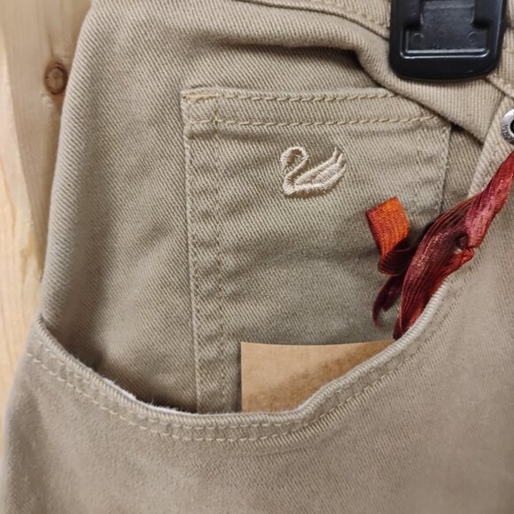 Gloria Vanderbilt Amanda High Rise Tapered Jeans | Size 18 | Khaki - Picture 3 of 5